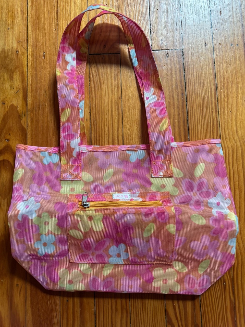 Limited Too Y2K Flower Mesh Tote